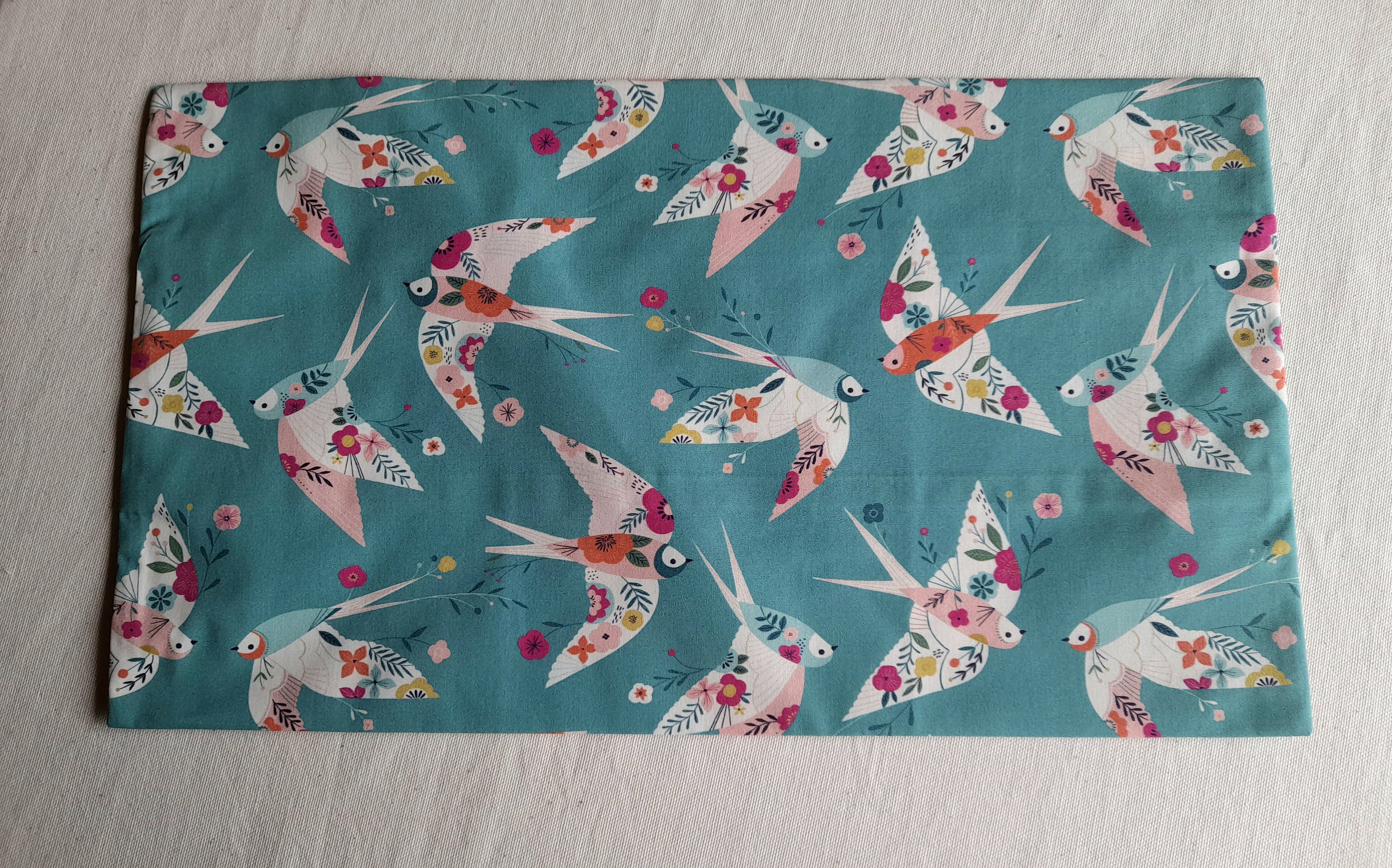 Taie d'oreiller en coton bio &eacute;cru, popeline ou flanelle au choix 